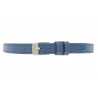 Bracelet montre Bleu Europe de 10mm en cuir Buffalo Sevilla Ecocuir® Artisanal