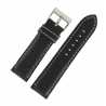 Bracelet montre Noir de 18 et 20mm Cuir de Buffle Polo EcoCuir® Artisanal
