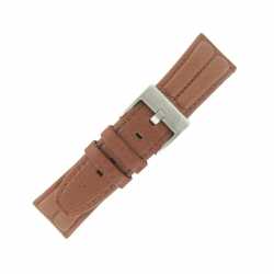 Bracelet de montre en Cuir de Buffle double jonc Gold Tailles 20-22-24mm