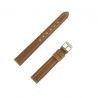 Bracelet montre Marron doré de 14-18 et 20mm Cuir de veau Aniline Golf EcoCuir® Artisanal