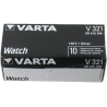 Pile de montre 321 (SR616SW) SR65 1,55 Volts Oxyde d'argent Varta®
