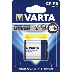 Pile photo CRP2 Lithium 6 Volts 1450 mAh Varta