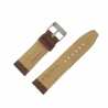 Bracelet montre Marron de 18 à 24mm en cuir de Buffle Double jonc Treck EcoCuir®