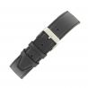 Bracelet montre Noir Largeurs de 12 à 22mm en cuir de veau Valencia EcoCuir®