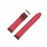 Bracelet montre Rouge de 18 à 24mm en Cuir de veau Nevada EcoCuir® Artisanal