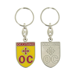 Porte clé Croix Occitane symbole de l'Occitanie Made In France