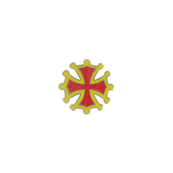 Magnet Croix Occitane symbole de l'Occitanie Made In France