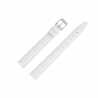 Bracelet montre Long Blanc de 12-14 et 18mm en Cuir de veau Valencia EcoCuir® Artisanal