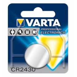 Pile bouton Lithium CR2430 3V Varta Professional