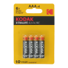 Blister de 4 Piles bouton AAA Alcaline Xtralife 1.5 Volts Kodak®