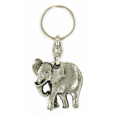 Porte clés Elephant en métal . Made In France Artisanal