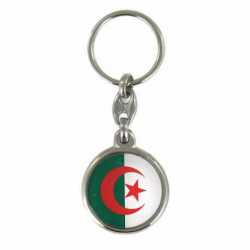 Porte clés Drapeau Algérie. Fabrication Artisanale Française.
