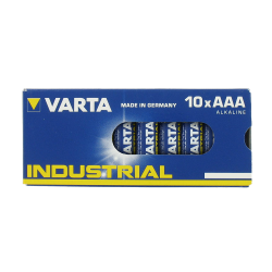 Pack de 10 Piles LR03 AAA Micro Alcaline 1.5 Volts Industrial Varta®