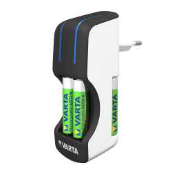 Chargeur 2 ou 4 Accus AA/AAA Inclu 4 Accus HR6 Pocket Charger 57642 Varta®