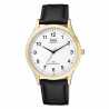 Montre Homme Analogique Quartz Dorée Dateur 3 ATM Q&Q By Citizen A456J104