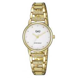 Montre Femme Quartz Alloy Doré 3 ATM ATTRACTIVE Q&Q By Citizen F279J004Y