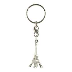 Porte-clé Tour Eiffel en métal. Made in France