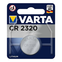 Blister de 1 Pile bouton CR2320 lithium 3 Volts Varta®