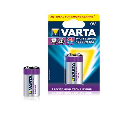 Pile Lithium 9 Volts 6LR61 1200mAh Varta®