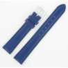 Bracelet 16mm bleu azur en Cuir de vachette lisse 16/14mm
