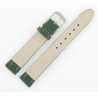 Bracelet montre 14-16-18mm Vert en Cuir de Vachette Aniline lisse